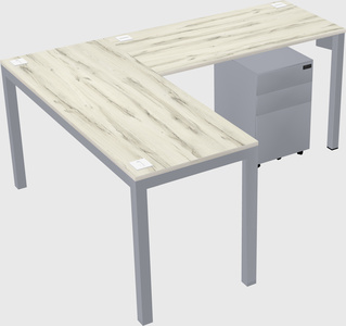 L-shaped desk