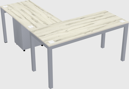 L-shaped desk
