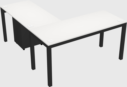 L-shaped desk