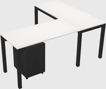 L-shaped desk