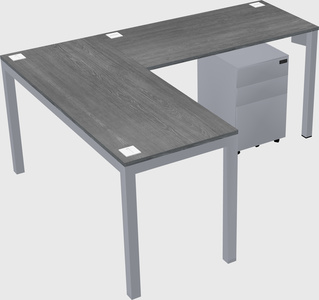 L-shaped desk