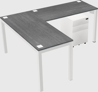 L-shaped desk