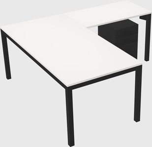 L-shaped desk