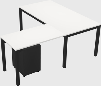 L-shaped desk