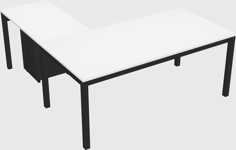 L-shaped desk