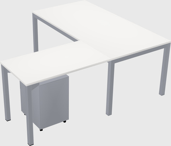 L-shaped desk