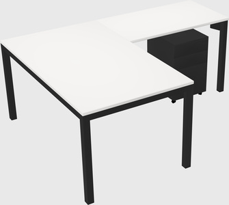 L-shaped desk