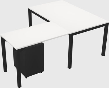 L-shaped desk