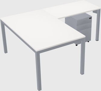 L-shaped desk