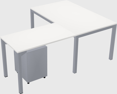 L-shaped desk