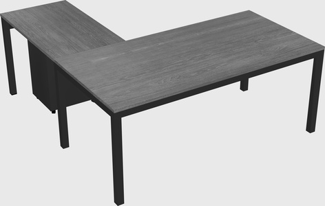 L-shaped desk