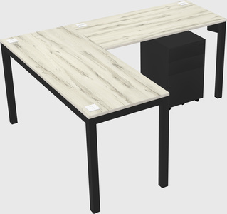 L-shaped desk