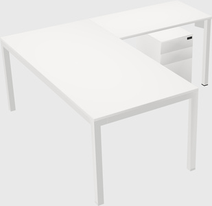 L-shaped desk
