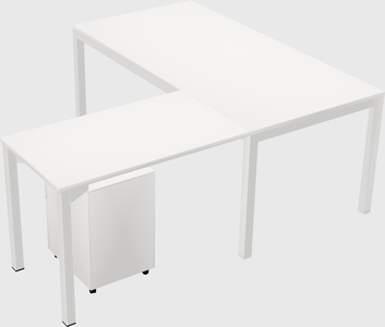 L-shaped desk