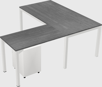 L-shaped desk