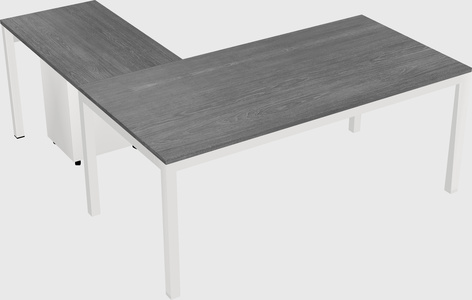 L-shaped desk