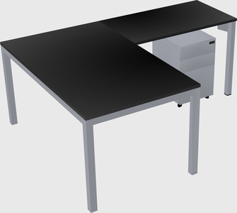 L-shaped desk