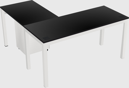 L-shaped desk