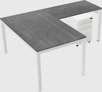 L-shaped desk