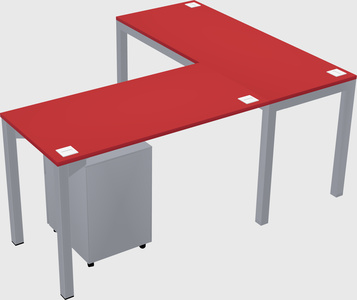 L-shaped desk
