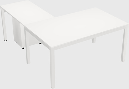 L-shaped desk