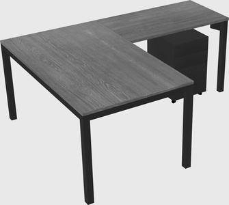 L-shaped desk