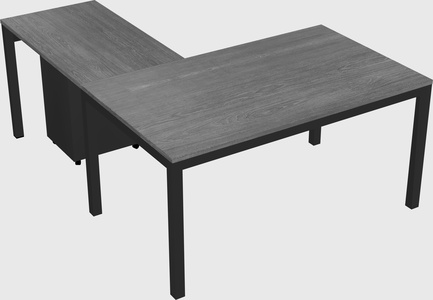 L-shaped desk