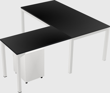 L-shaped desk