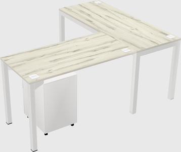 L-shaped desk