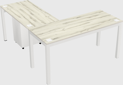 L-shaped desk
