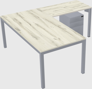 L-shaped desk
