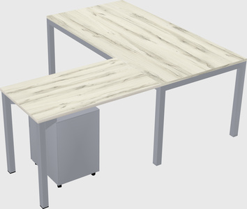 L-shaped desk