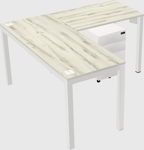 L-shaped desk