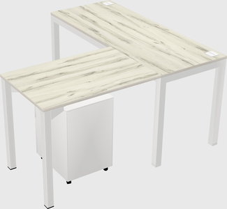 L-shaped desk