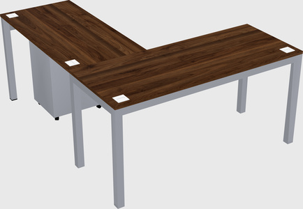 L-shaped desk