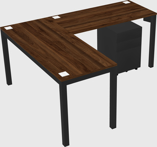 L-shaped desk