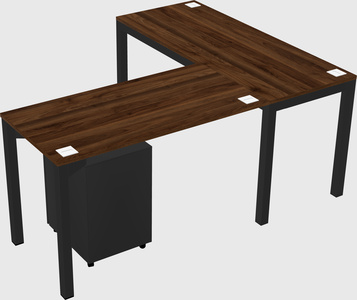 L-shaped desk