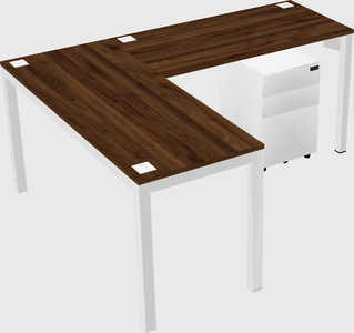 L-shaped desk