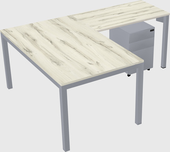 L-shaped desk
