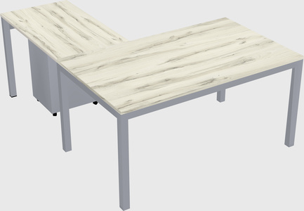 L-shaped desk