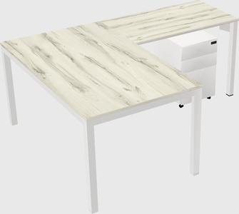 L-shaped desk