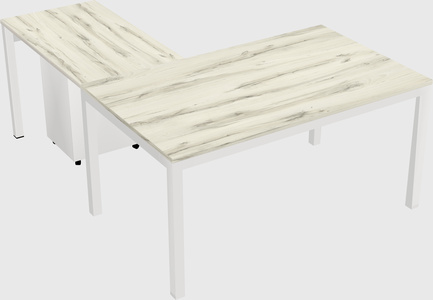 L-shaped desk