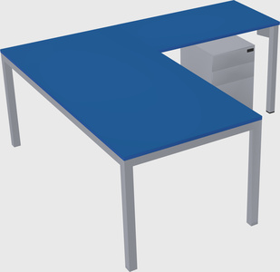L-shaped desk