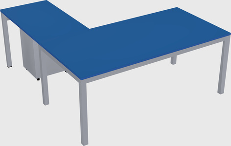 L-shaped desk