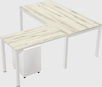 L-shaped desk