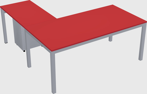 L-shaped desk