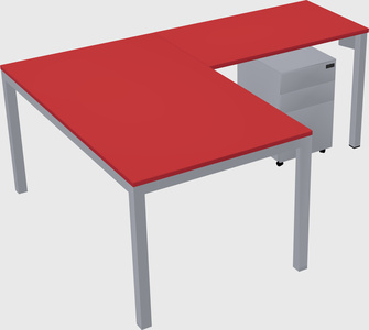 L-shaped desk
