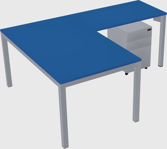 L-shaped desk