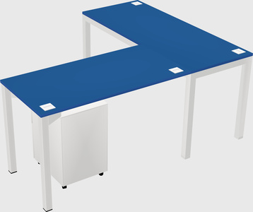 L-shaped desk