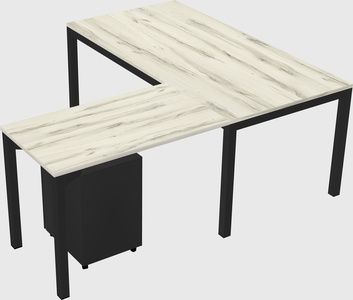 L-shaped desk